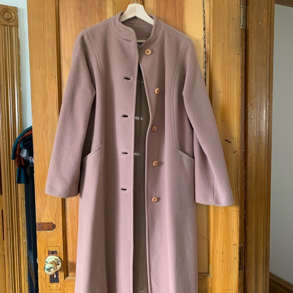 ***SOLD***Vintage full length wool coat